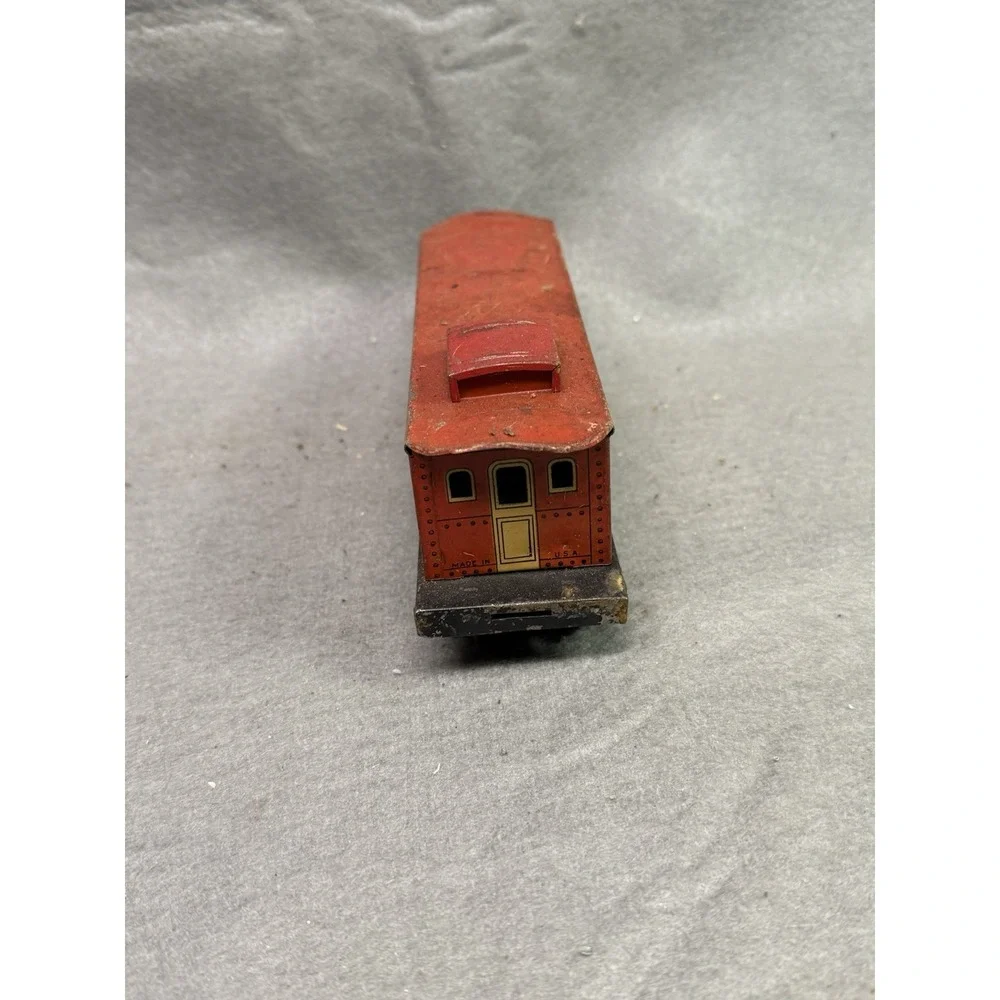 VINTAGE Lionel R.R. Lines 1682 Vintage O Prewar‎ Tinplate Red Caboose Metal